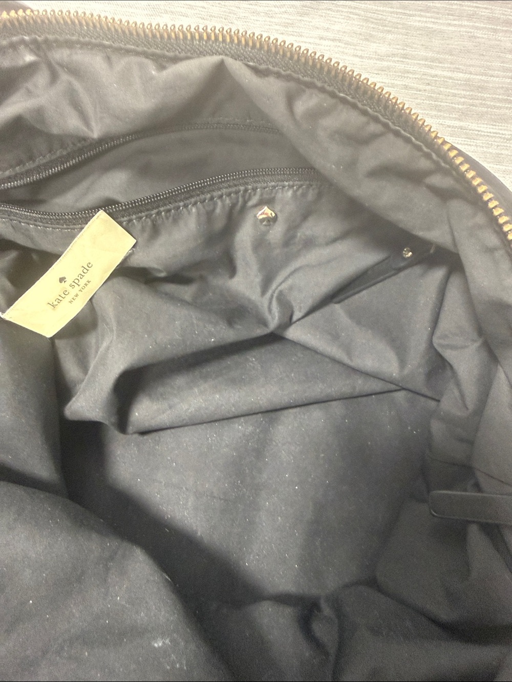 kate spade Black Tote with Gold Hardware - Picture 5 of 6